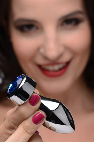 Blue Gem Weighted Anal Plug - Small BTYS-AG345-SM