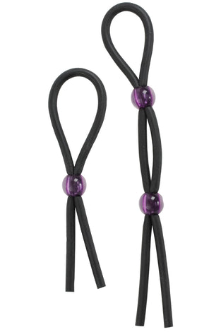 Silicone Cock Ties - Black DJ2129-02