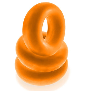 Fat Willy 3-Pack Jumbo Cockring - Orange OX-3065-ORG