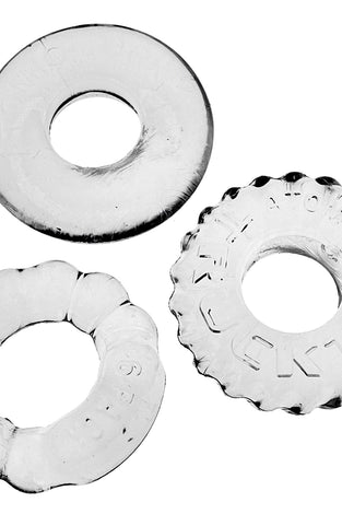Bonemaker 3-Pack Boner Rings - Clear OX-3061- CLR