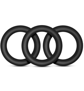 Performance - Vs2 Pure Premium Silicone Cockrings - Small - Black BL-70815