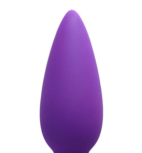 Aria Vibrating Silicone Anal Plug - Large TV-AD330-LARGE