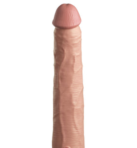 King Cock Elite 10 Inch Dual Density Silicone Cock - Light PD5774-21