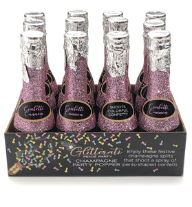 Glitterati Champagne Confetti Poppers LG-CP1055