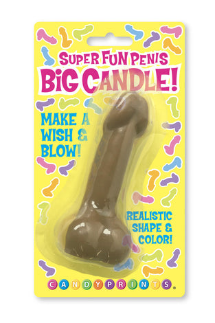 Super Fun Big Penis Candle - Brown CP-939