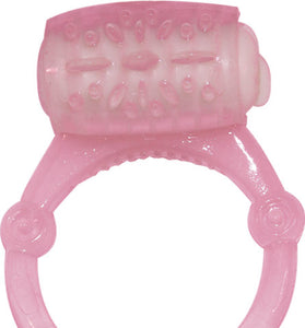 Humm Dinger Vibrating Penis Ring Clitoral Stimulator - Magenta HTP2065