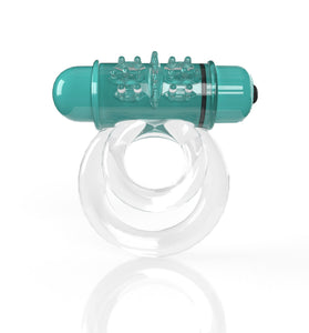 Screaming O 4b - Double O Super Powered Vibrating Double Ring - Kiwi SO-4BD6-KW