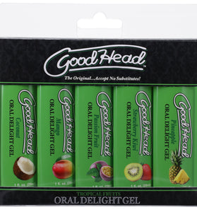 Goodhead - Oral Delight Gel - Tropical Fruits - 5  Pack - 1 Fl. Oz. DJ1361-31-BX