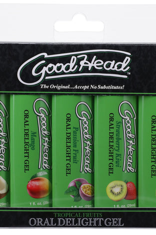 Goodhead - Oral Delight Gel - Tropical Fruits - 5  Pack - 1 Fl. Oz. DJ1361-31-BX
