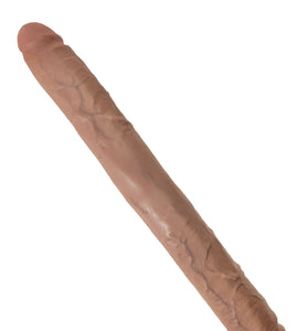 King Cock  16 Inch Thick Double Dildo - Tan PD5518-22