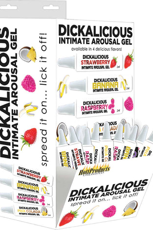 Dickalicious - 2ml Tubes Wall Mount - 144 Pc  Display HTP2673D