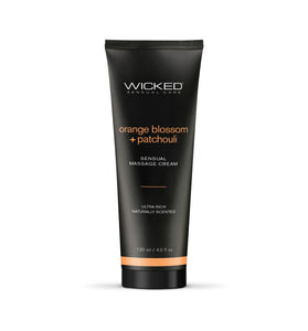 Orange Blossom and Patchouli - Scented Sensual  Massage Cream - 4 Oz WS-90934