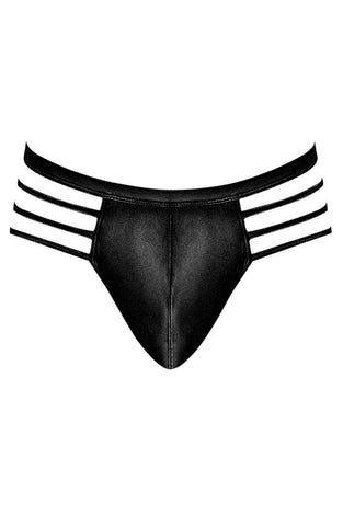 Cage Matte Cage Thong - L/ XL - Black MP-417261BKLX