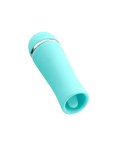 Liki Rechargeable Flicker Vibe - Tease Me Turqoise VI-F1101