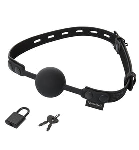 Sincerely Locking Lace Ball Gag SS520-09