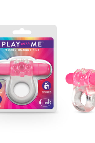 Play With Me  Teaser Vibrating C-Ring  Pink BL-74100