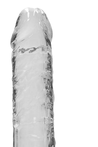 9 Inch Realistic Dildo With Balls - Translucent SH-REA093TRA