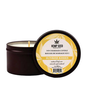 Hemp Seed 3-in-1 Massage Candle - Sunrise Kisses 6 Oz EB-HSCS023B