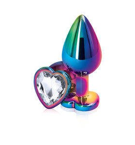 Rear Assets - Multicolor Heart - Medium - Clear NSN0962-21