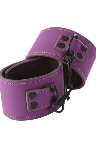 Lust Bondage Wrist Cuff - Purple NSN1253-15