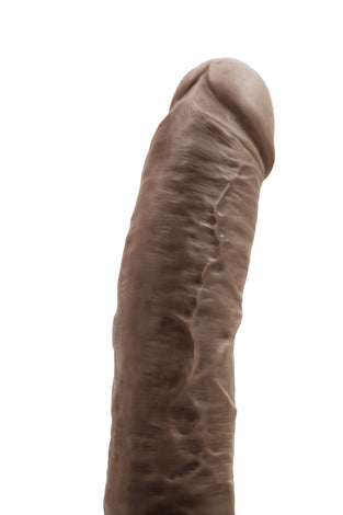 Dr. Skin Silicone - Dr. Shepherd - 8 Inch Dildo  With Suction Cup - Chocolate BL-15906