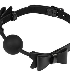 Bow Tie Ball Gag - Black SS520-25