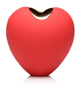 Shegasm 10x Heart Desire Silicone Suction Clit  Stimulator - Red INM-AG945