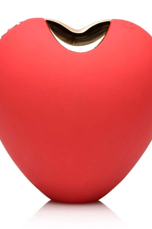 Shegasm 10x Heart Desire Silicone Suction Clit  Stimulator - Red INM-AG945