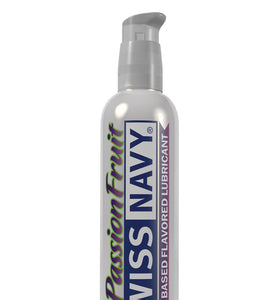 Swiss Navy Flavors Water Based Lubricant - Passion Fruit 4 Fl. Oz. MD-SNFPF4