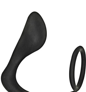 Commander Prostate Pleaser Cockring - Black NW2944