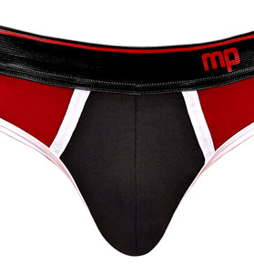 Retro Sport Panel Thong - L/ XL  - Red/ Black MP-414265BRLX