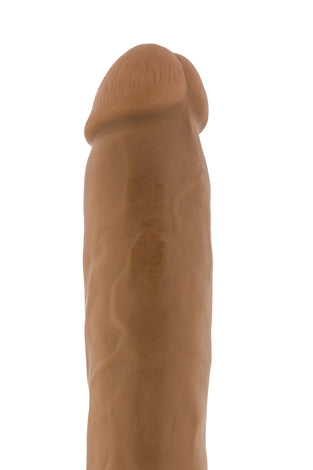 Dr. Skin Silicone - Dr. Henry - 9 Inch Dildo With  Suction Cup - Mocha BL-27957