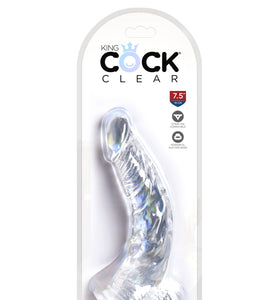 King Cock Clear 7.5 Inch Cock With Balls PD5755-20