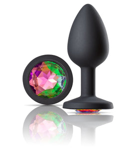 Cloud 9 Novelties Gems Jeweled Silicone Anal Plug  - Small WTC303
