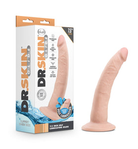 Dr. Skin Glide - 7.5 Inch Self Lubricating Dildo - Vanilla BL-12724