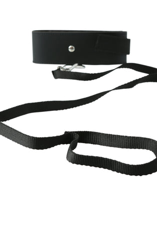 Sex and Mischief Leash and Collar - Black SS100-50