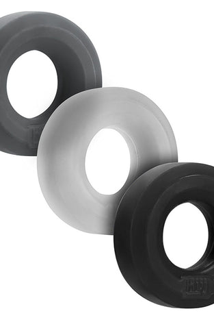 Hunkyjunk Huj3 C-Ring 3 Pk - Tar / Multi OX-HUJ-102-TARMULTI