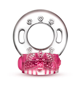 Play With Me - Arouser Vibrating C-Ring - Pink BL-30610