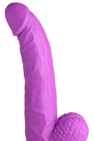 Pop Pecker 7.5 Inch Dildo With Balls - Purple POPP-AG767-PUR