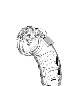 Mancage Model 4 Chastity 4.5 Inch Cock Cage - Transperant MCG-MCG004TRA