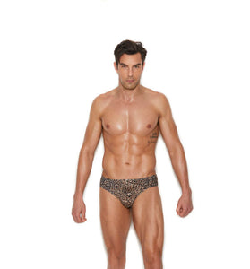 Men's Thong Back Brief - Small/medium - Animal EM-82205ANMSM