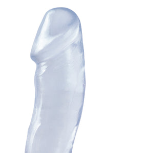 Basix Rubber Works - 6.5 Inch Dong With Suction Cup - Clear PD4220-20