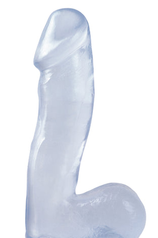 Basix Rubber Works - 6.5 Inch Dong With Suction Cup - Clear PD4220-20
