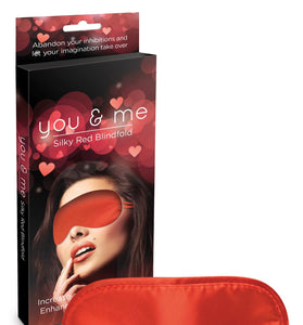 You & Me Silky Red Blindfold CC-USCCYMBF