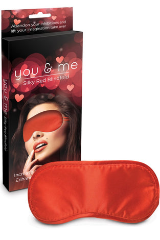 You & Me Silky Red Blindfold CC-USCCYMBF