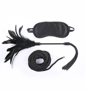 Shadow Tie and Tickle Kit - Black SS09806