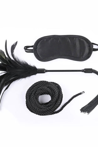 Shadow Tie and Tickle Kit - Black SS09806