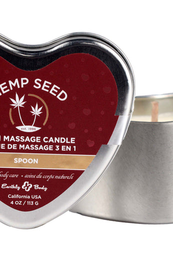 3-in-1 Massage Candle - Spoon - 4 Oz EB-HSCV023C