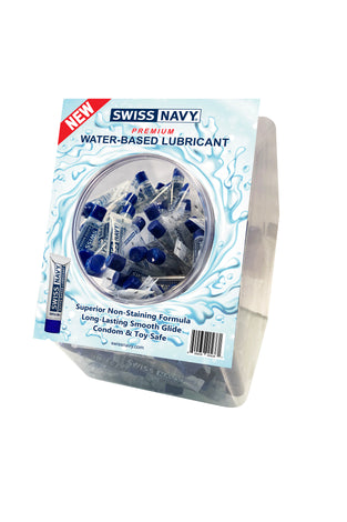 Water-Based Lubricant 10ml 100pc Fishbowl Display MD-SNWB10ML100