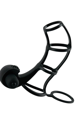 Fantasy X-Tensions Deluxe Silicone Power Cage  - Black PD4142-23